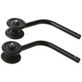 Carman Karman AT-980 Anti Tipper Pair for Wheelchair; Black AT-980